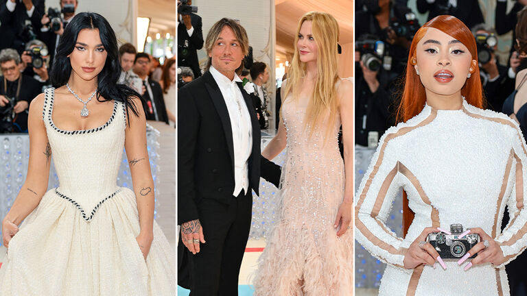 Jennie with Maude Apatow and Sydney Sweeney at The 2023 Met Gala