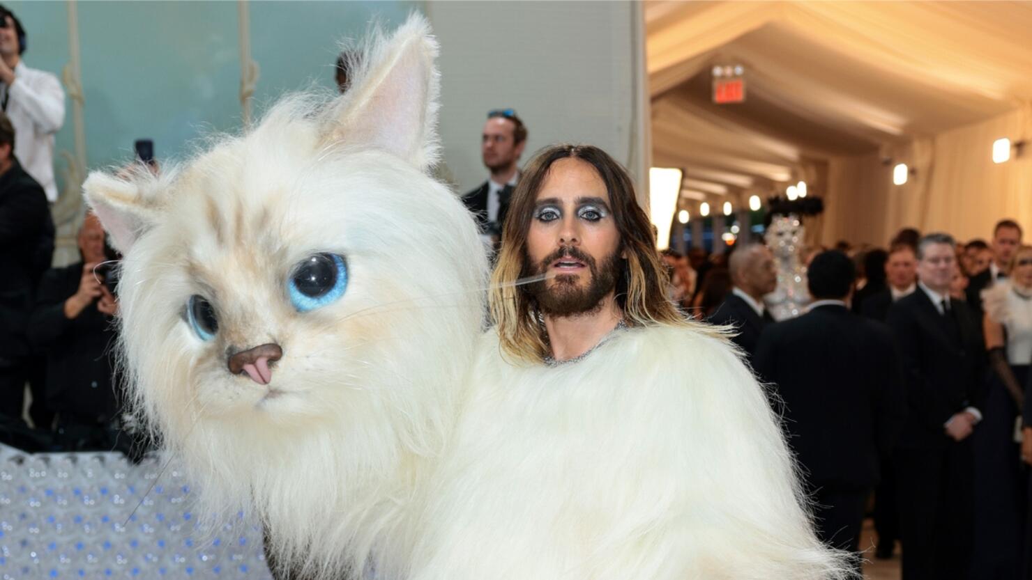 Jared Leto Dressed As A Cat At The 2023 Met Gala Is A Must-See | iHeart