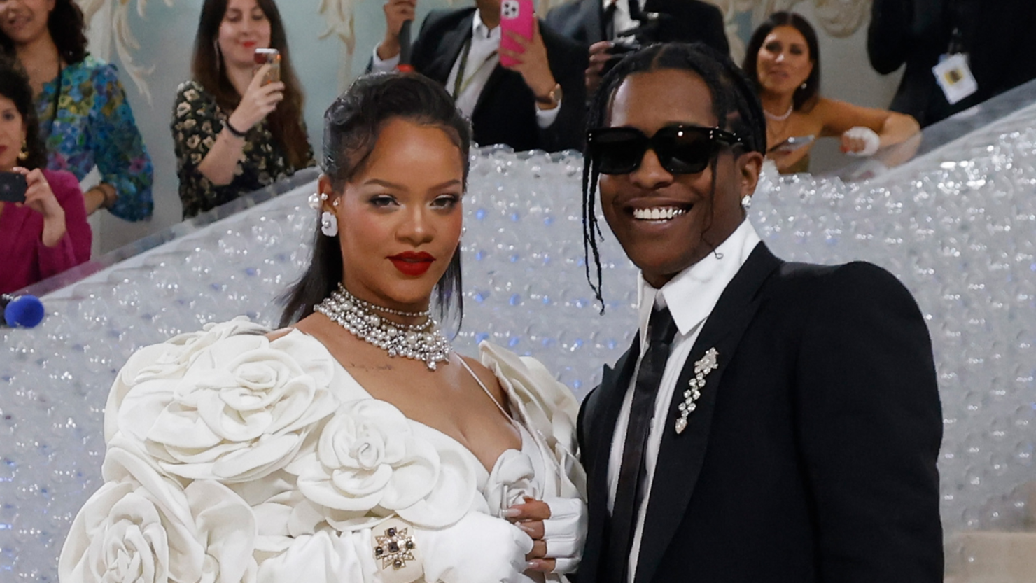 Rihanna Shocks The Met Gala With Astonishing Dress Alongside A$AP Rocky ...