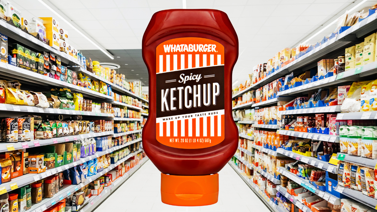 Whataburger Condiments pack of 3 spicy Ketchup 20oz 