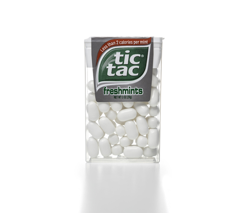 tic tac freshmints plastic container