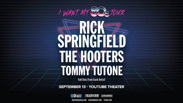 Rick Springfield at YouTube Theater (9/13)