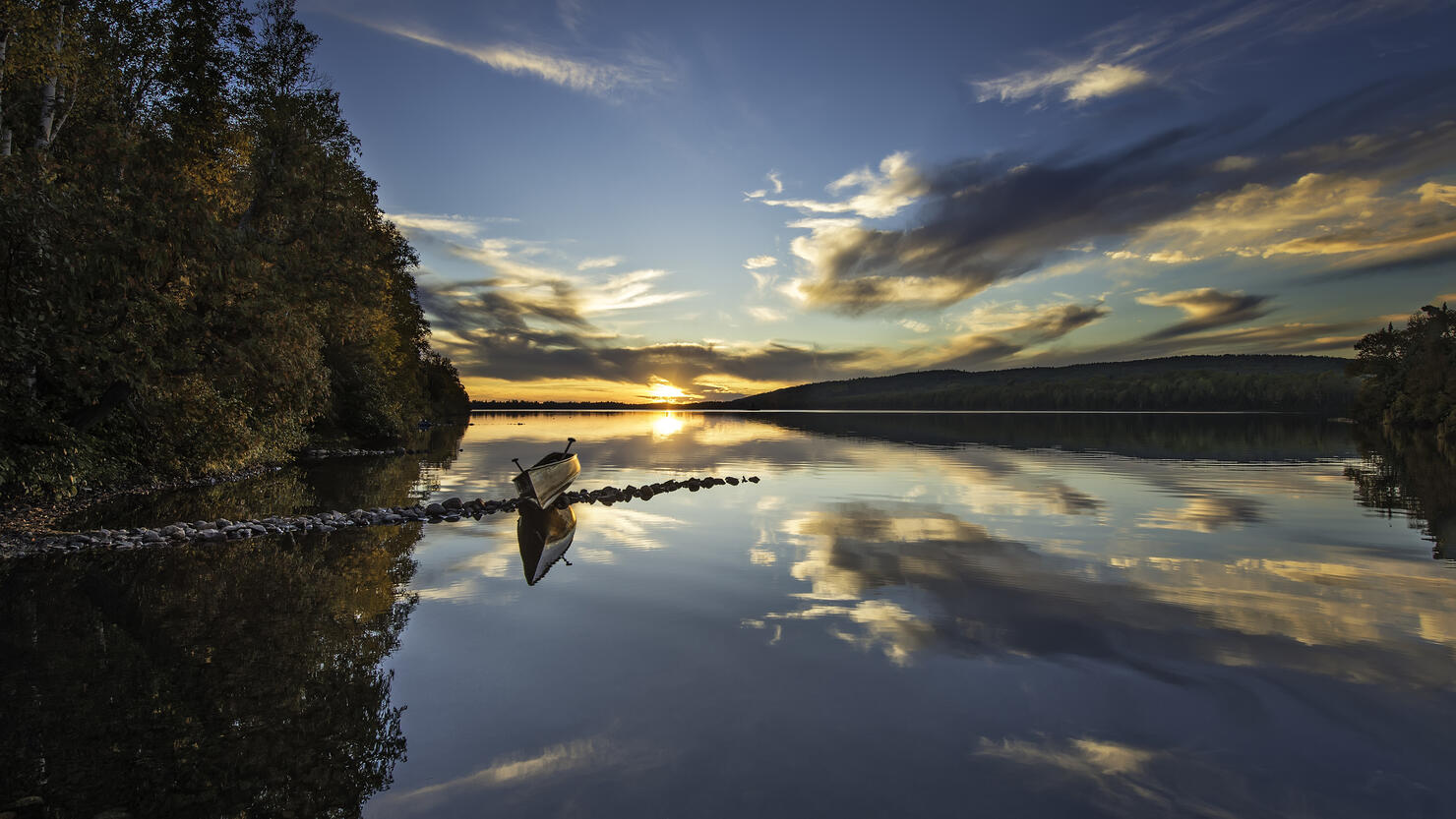 Northern Minnesota Lake Sunset