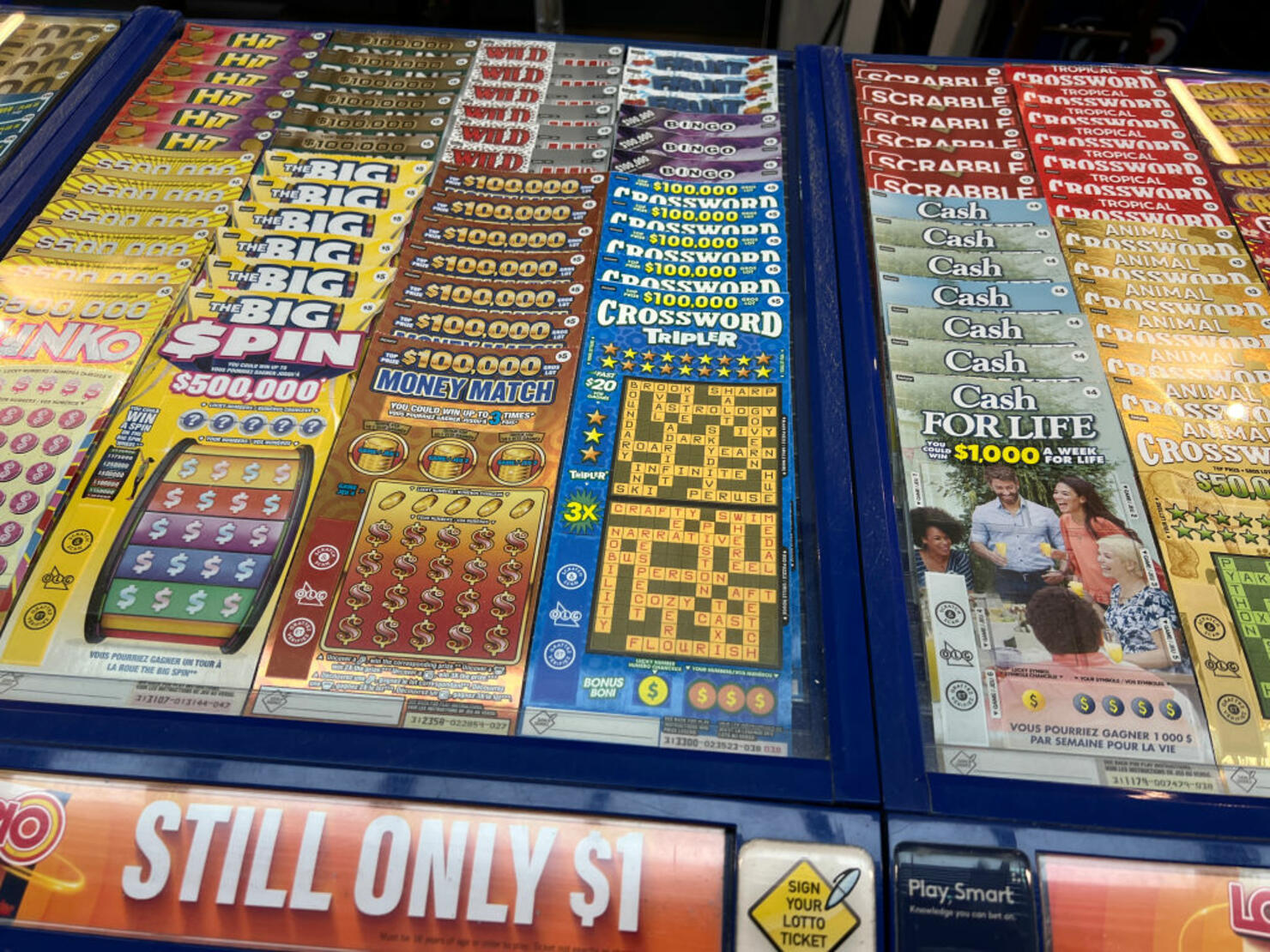 California Lottery players win a total of $6 million from scratchers tickets