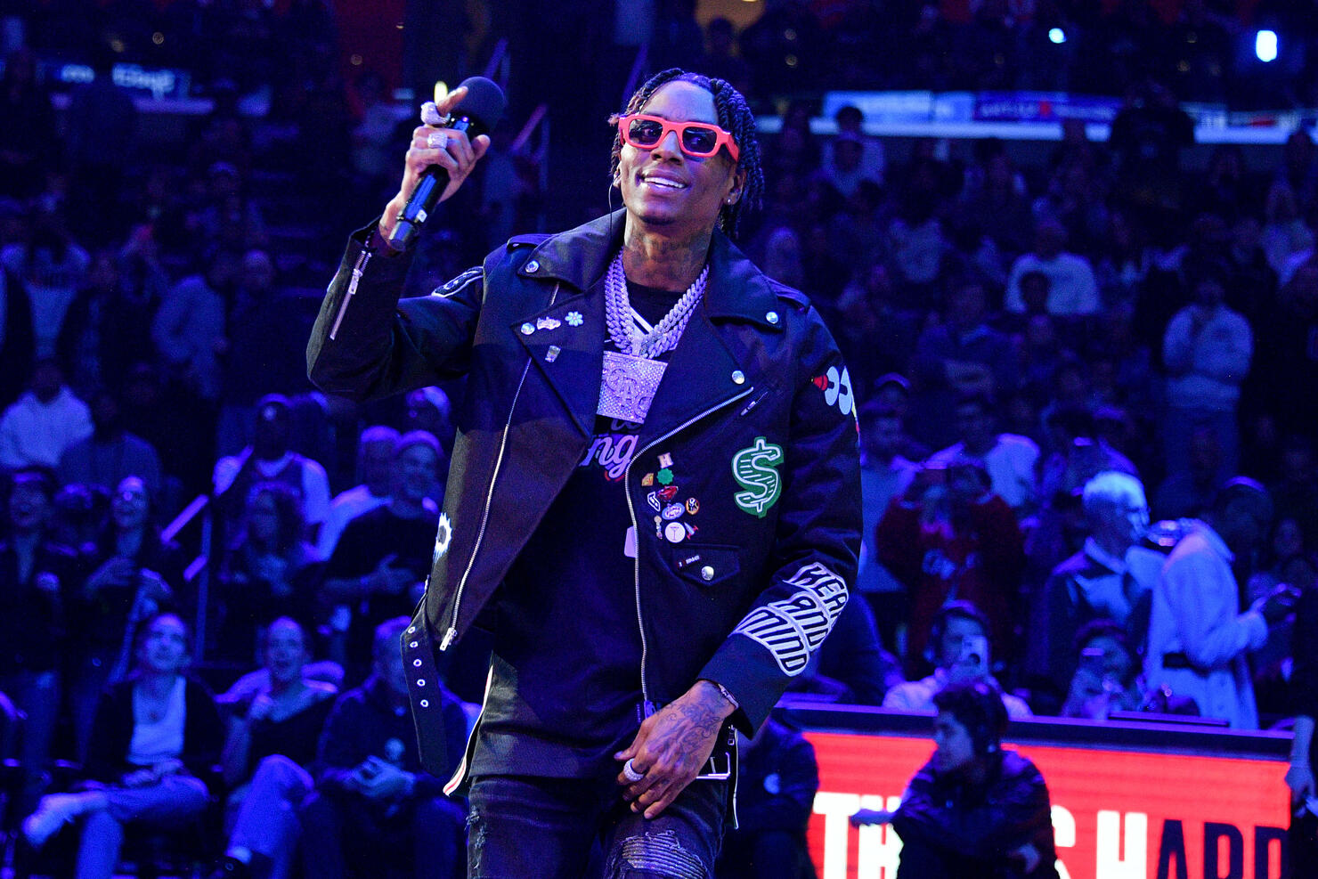 Celebrities At The Los Angeles Clippers Game
