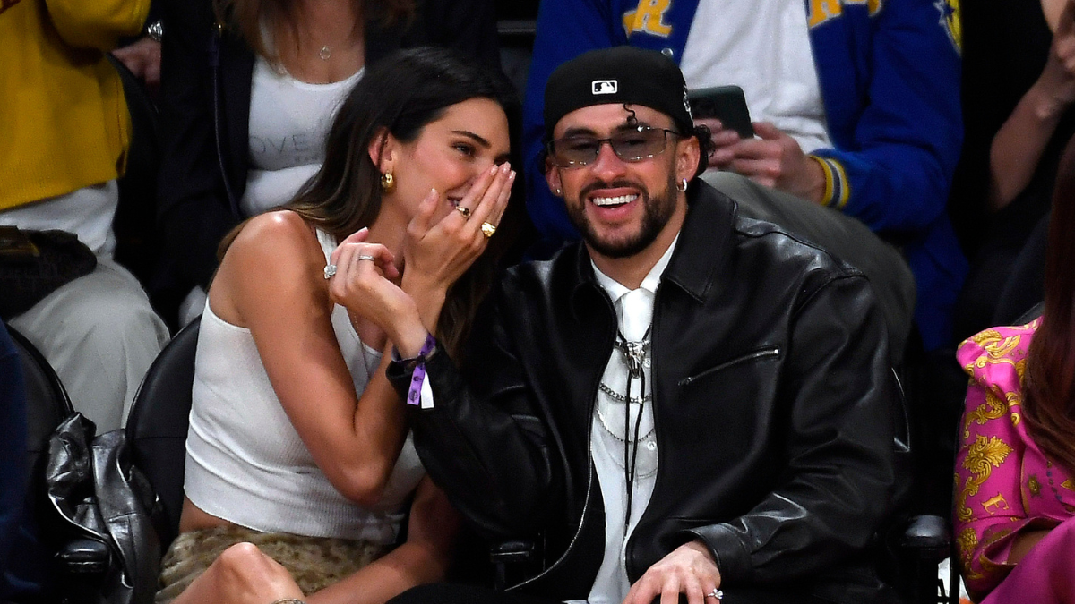 Kendall Jenner and Bad Bunny Sit Courtside at Lakers Playoff Game