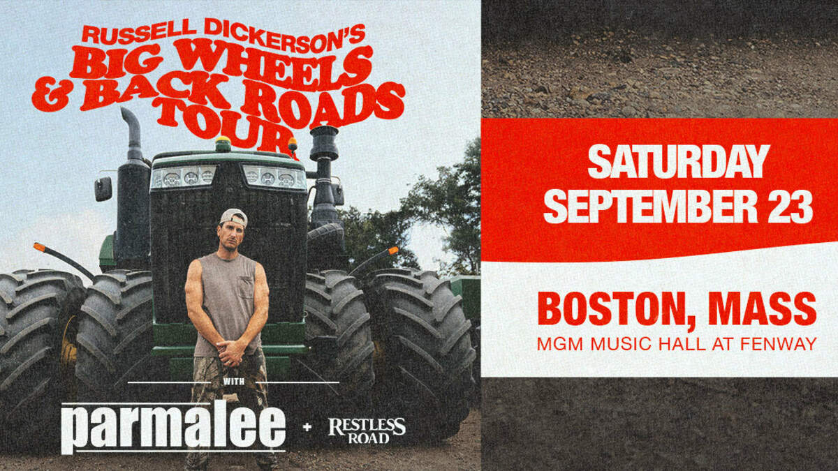 Russell Dickerson Big Wheels & Back Roads Tour KIX 100.9