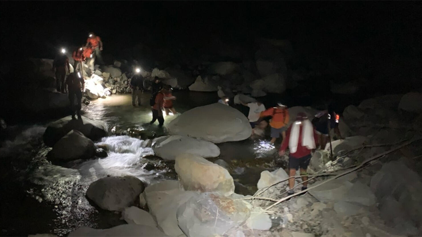 Teenage Hikers Rescued