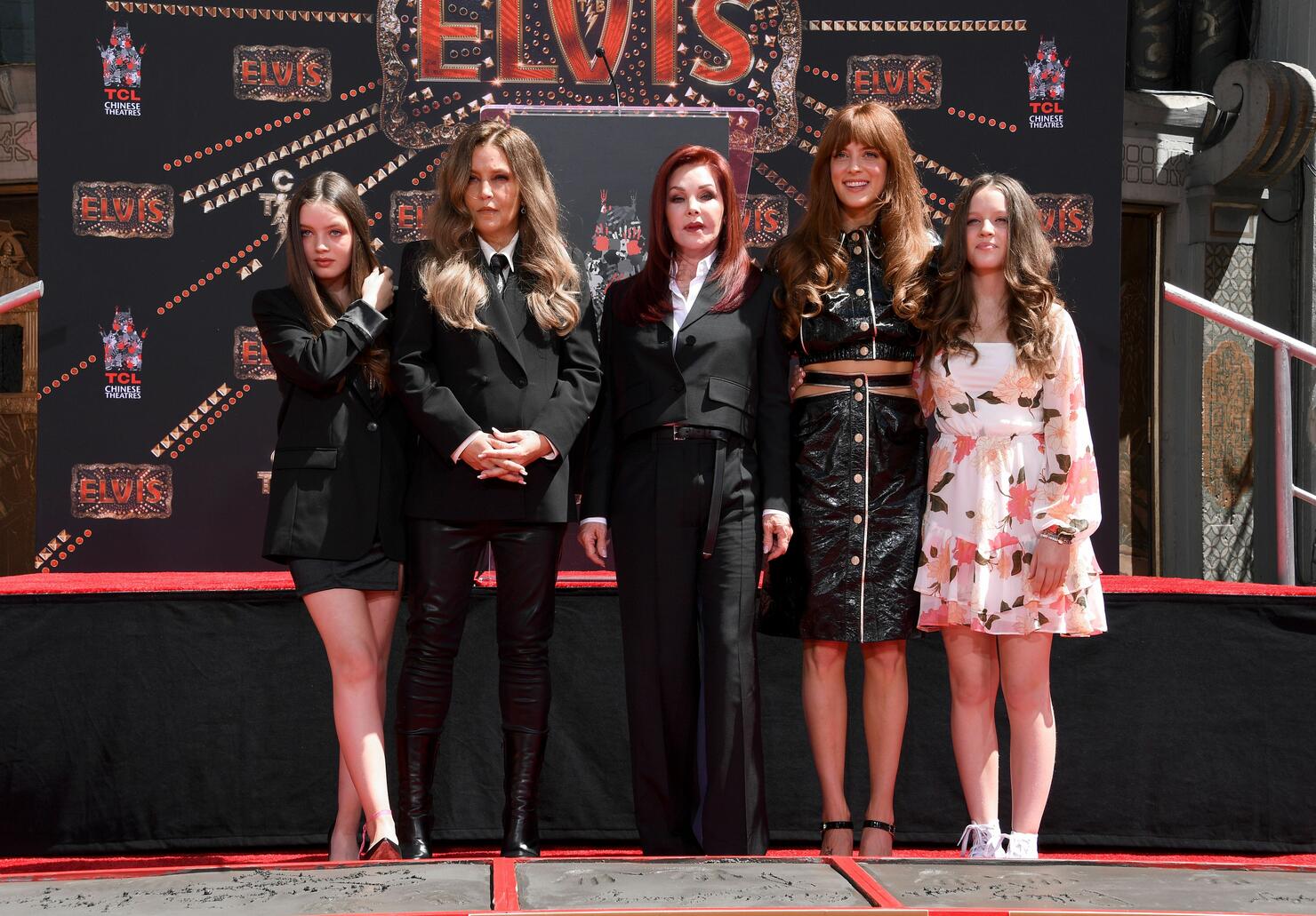 TCL Chinese Theatre Hosts Handprint Ceremony Honoring Priscilla Presley, Lisa Marie Presley And Riley Keough