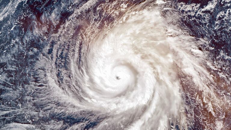 Super Typhoon Yutu, strongest storm on Earth in 2018. Satellite view. Elements of this image furnished by NASA.