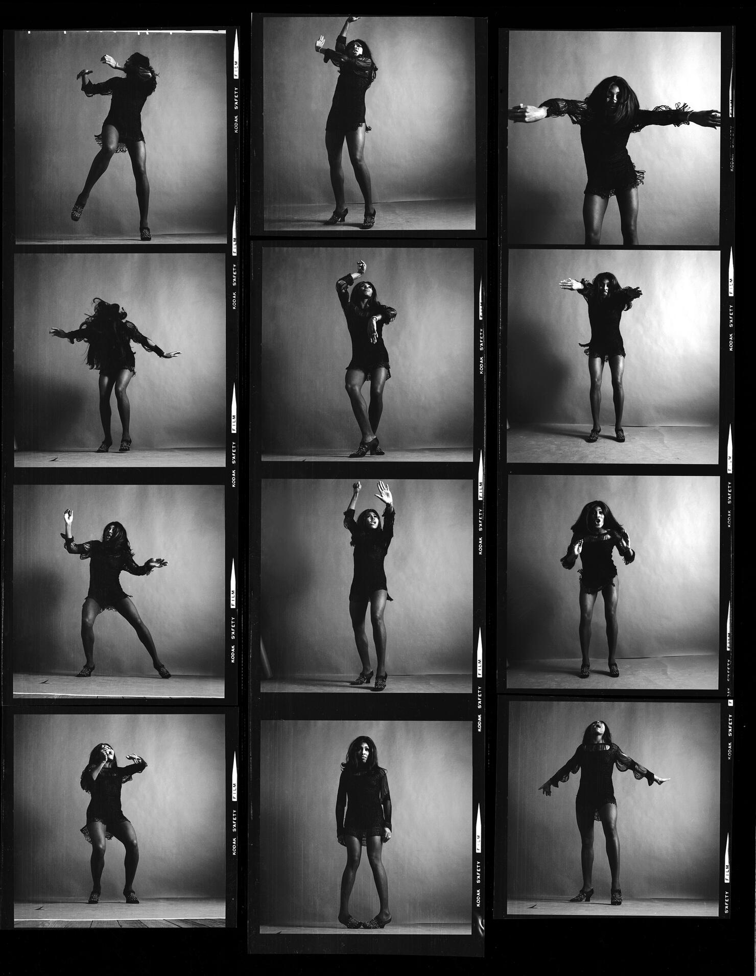 Tina Turner Contact Sheet