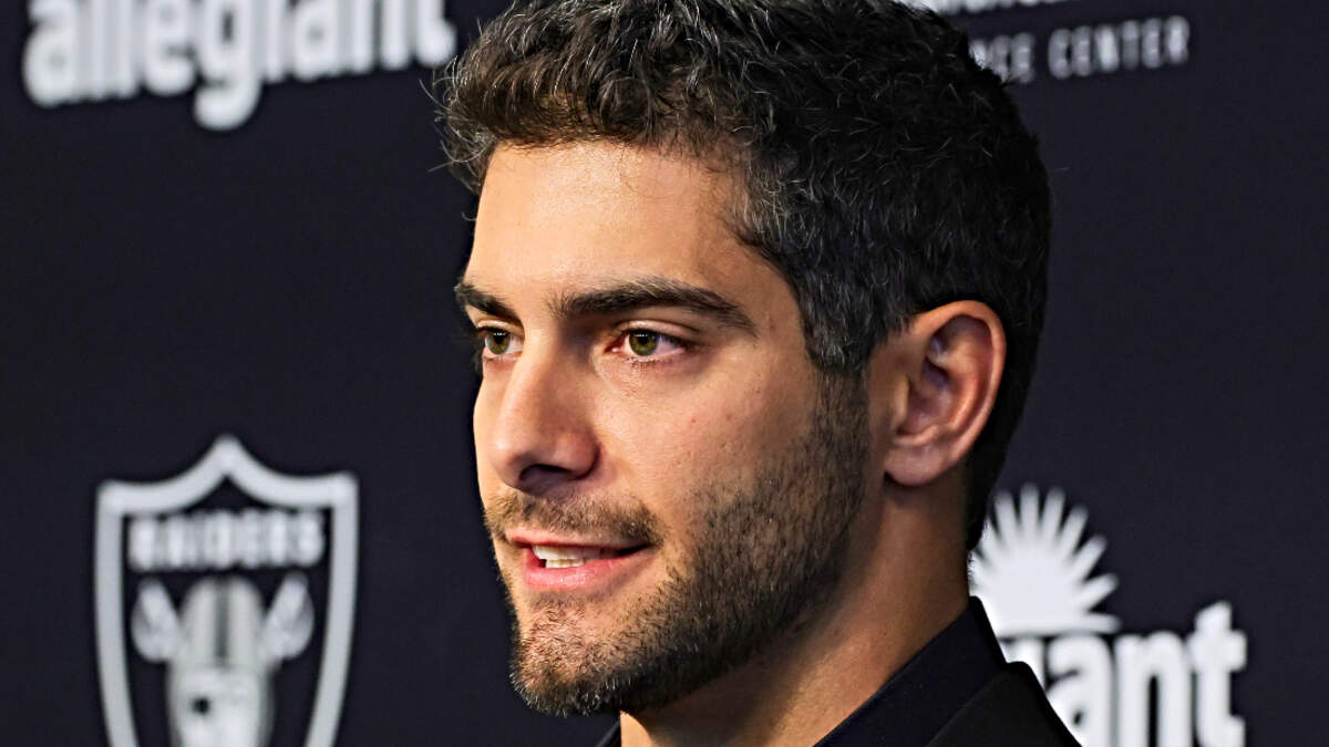 Raiders' Jimmy Garoppolo had foot surgery after signing, still recovering:  Sources - The Athletic