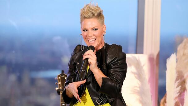 P!NK Shares Nude Photo, Is Proud To Be An 'Embarrassing Mom' 