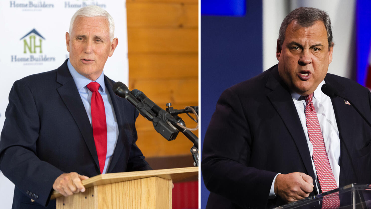 Mike Pence, Chris Christie