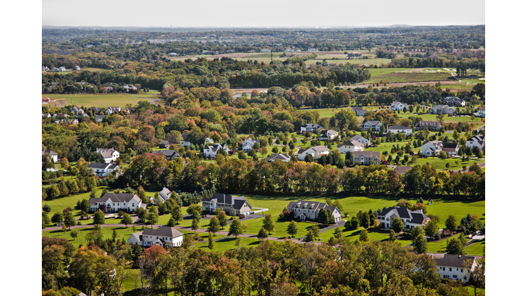 Suburban landscape