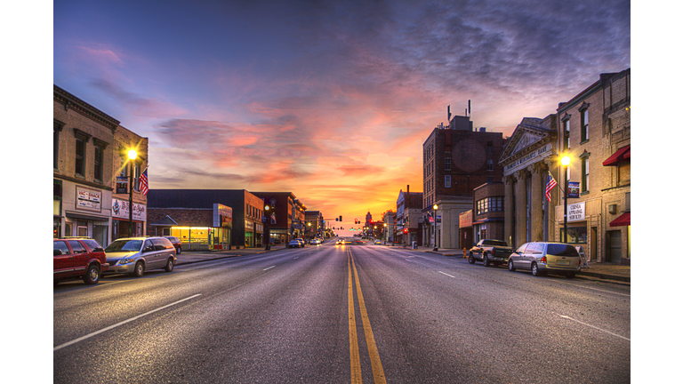 Broadway at Dusk, Hannibal MO