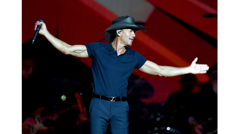 Tim McGraw And Faith Hill Perform At Staples Center