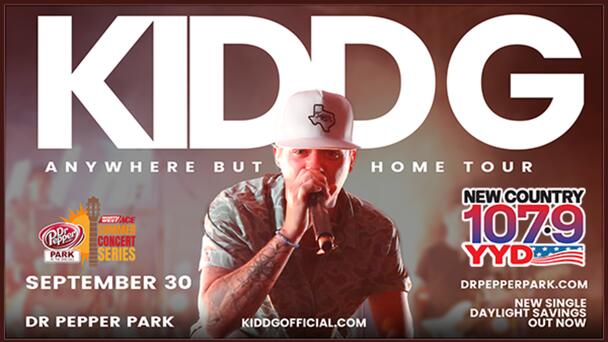 Win Tickets to KIDD G at Dr Pepper Park From New Country 107.9 YYD!