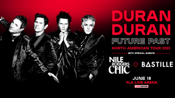 Listen LIVE with K. Marie WEEKDAYS at 12:30 to WIN tickets to see Duran Duran at FLA Live!