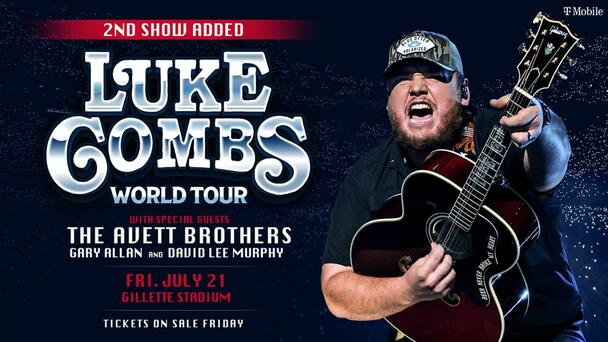 Enter to Win: Tickets into Luke Combs' Second Show Added at Gillette Stadium