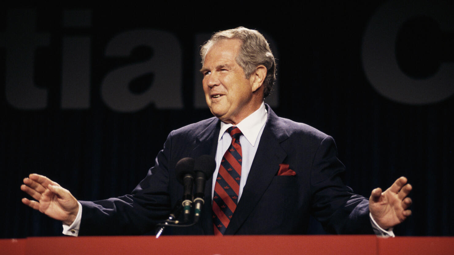 Reverend Pat Robertson Speaking