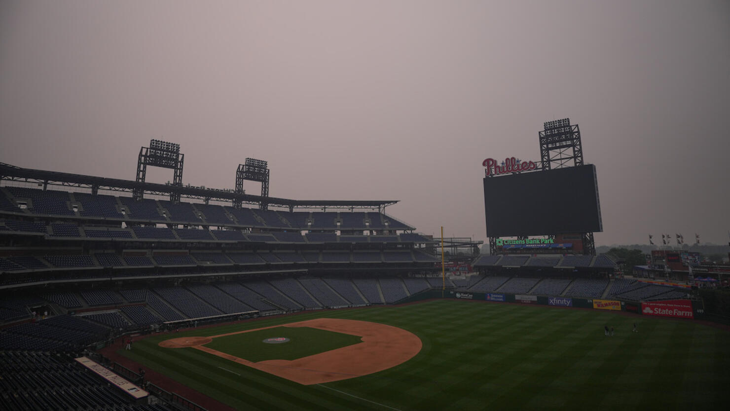 Yankees game postponed due to wildfire smoke