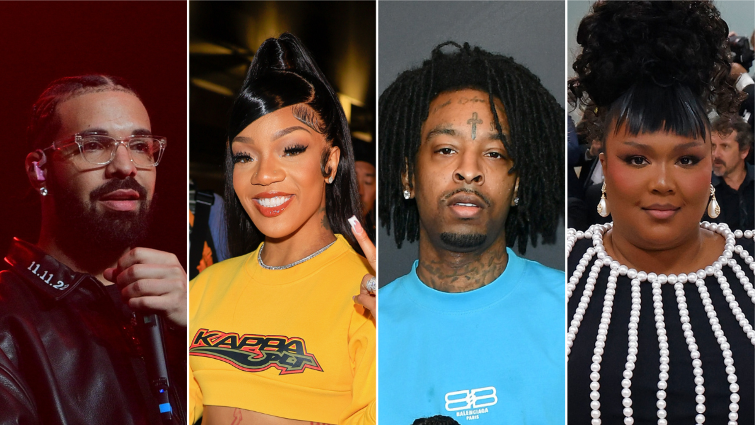 Drake, GloRilla, 21 Savage & Lizzo