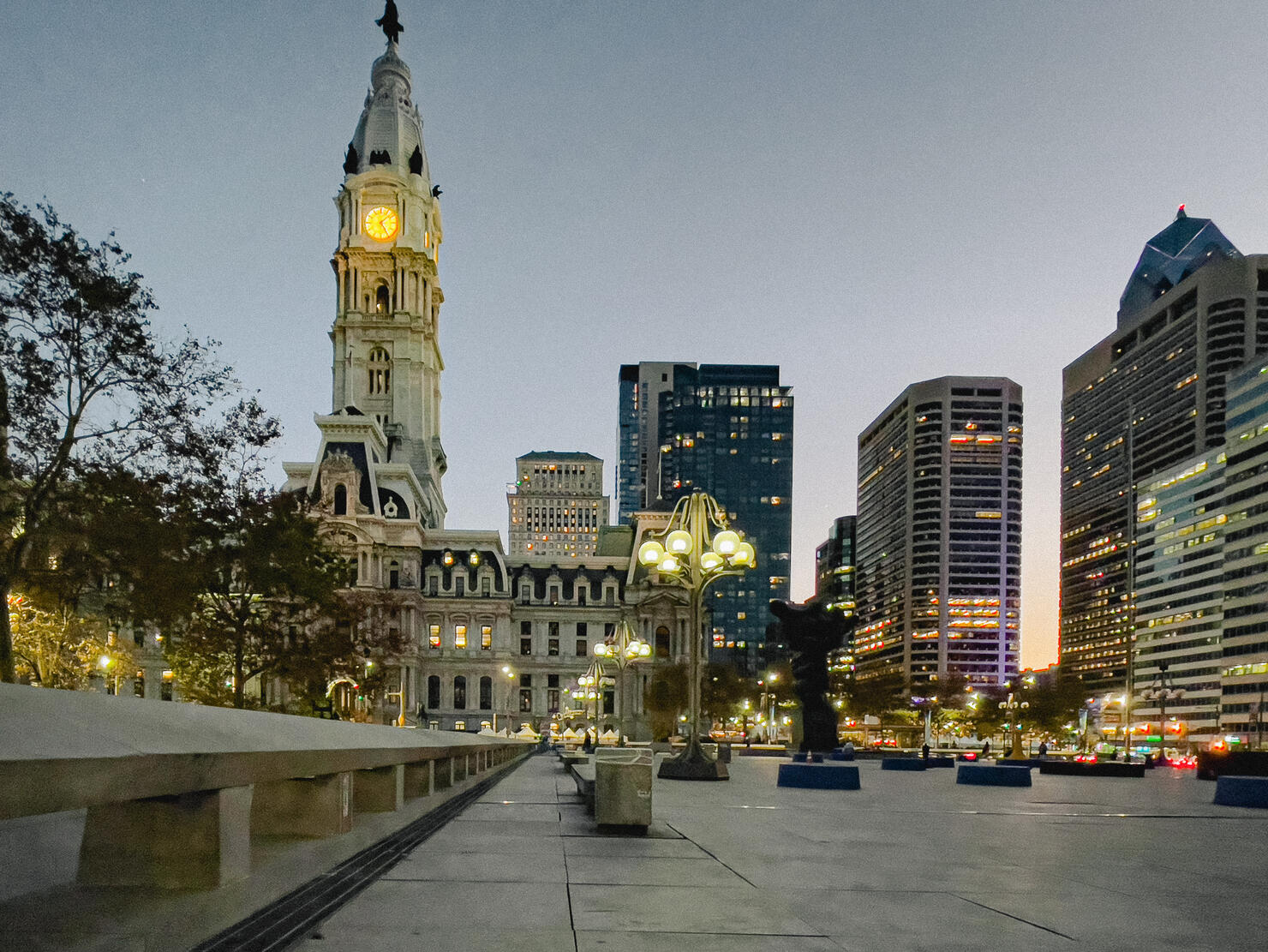 Philadelphia cityscape citycenter