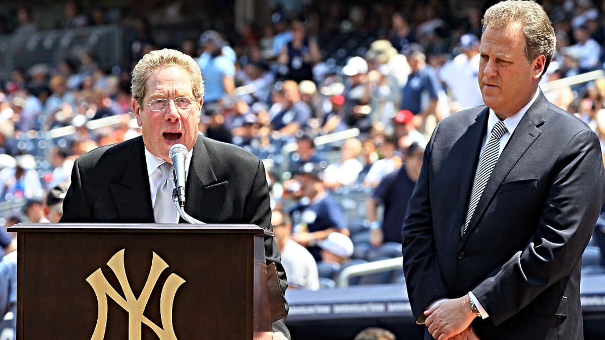 Justin Turner signed the foul ball that hit Yankees announcer John Sterling