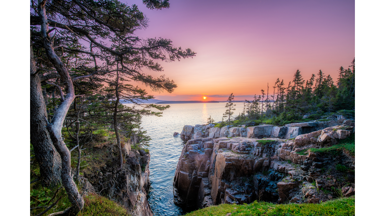 Ravens Nest Overlook, Acadia National Park, Schoodic Peninsula  (#1)