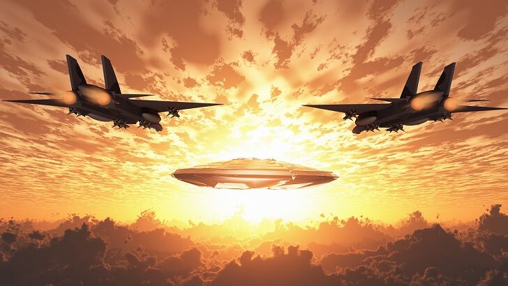 Multiple Witnesses Report Seeing Fighter Jets Engaging with UFO in Michigan