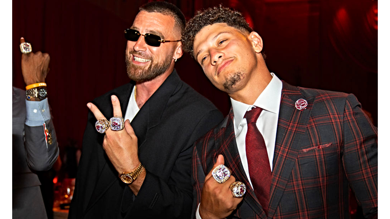 Patrick Mahomes, Travis Kelce Stoked After Getting SB LVII Rings!