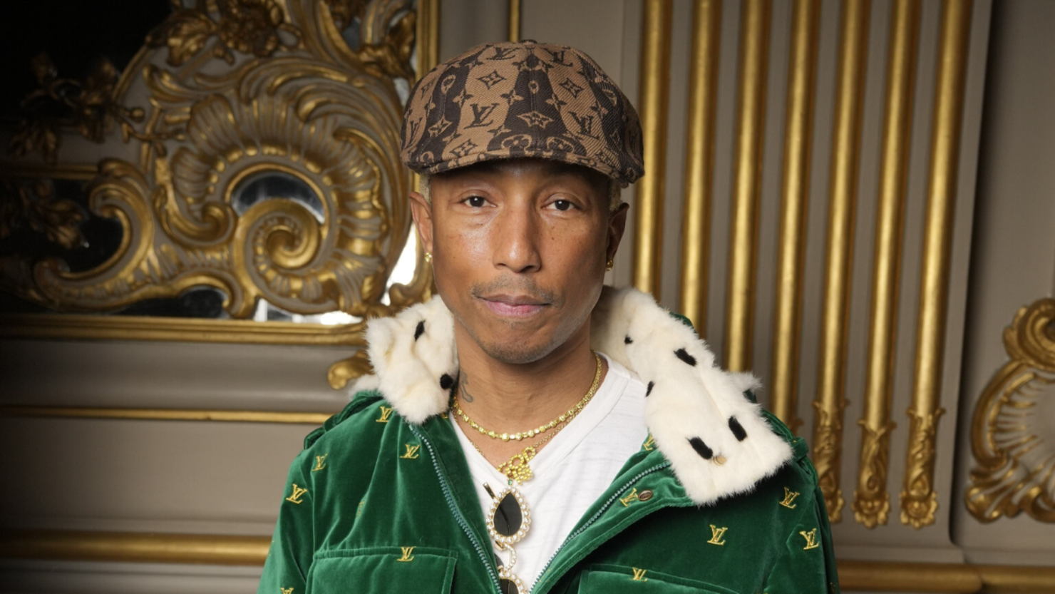 Pharrell Williams presented the first collection for Louis Vuitton in Paris