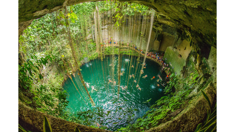 Ik-Kil Cenote, Chichen Itza, Mexico