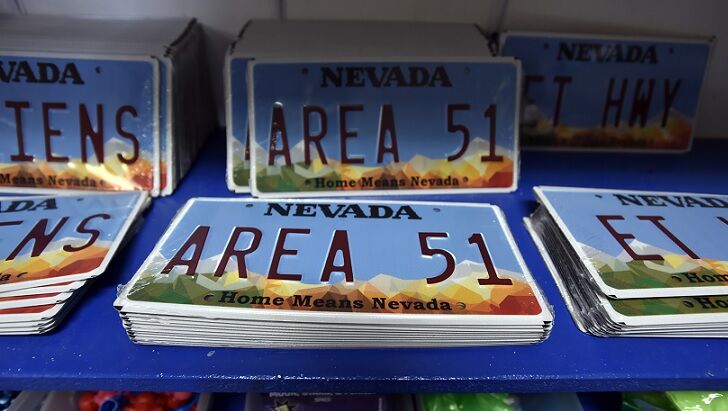 Nevada Man's 'Area 51' Vanity Plate Sparks Slew of Erroneous Traffic Violations