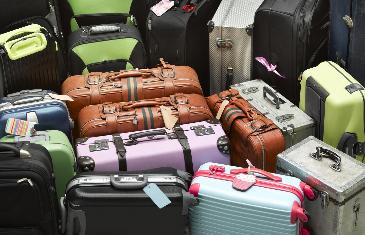 Overview of suitcases
