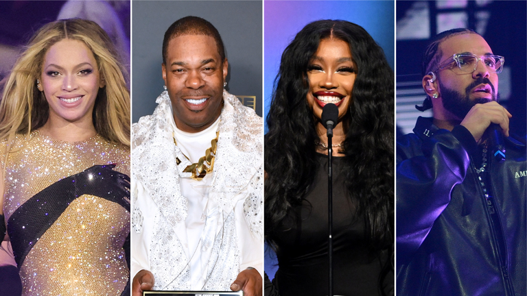 Beyonce, Busta Rhymes, SZA and Drake