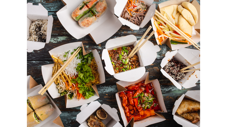 Chinese take away boxes