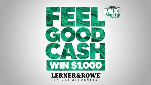 Win $1,000 in Feel Good Cash every hour on the :25's!