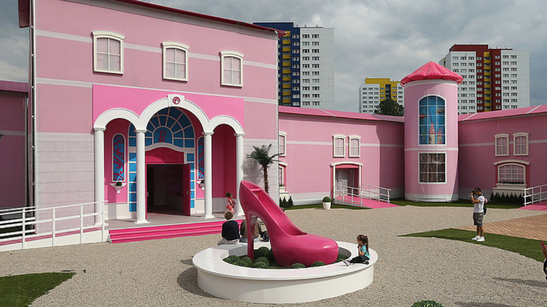 Barbie themed airbnb sale