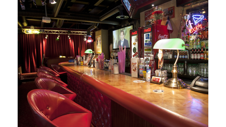 Bar at an American Style Diner