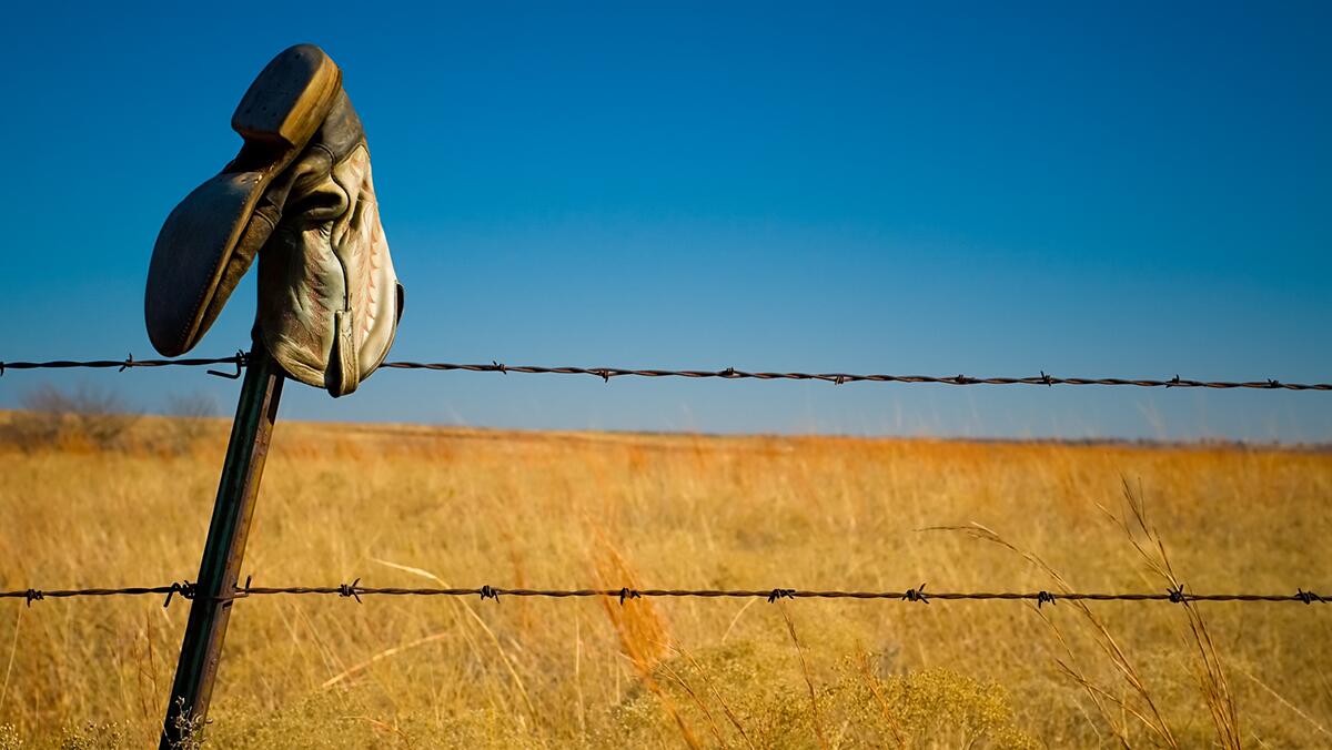 if-you-see-a-cowboy-boot-on-a-fence-post-don-t-touch-it-iheart