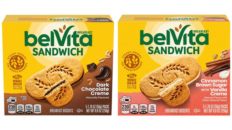 Recalled BelVita Breakfast Sandwiches