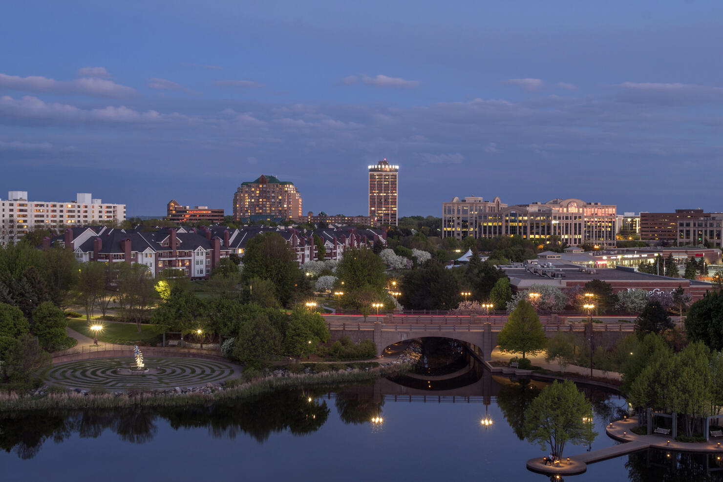 Blue Hour over Bloomington, Minnesota