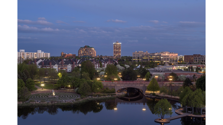 Blue Hour over Bloomington, Minnesota