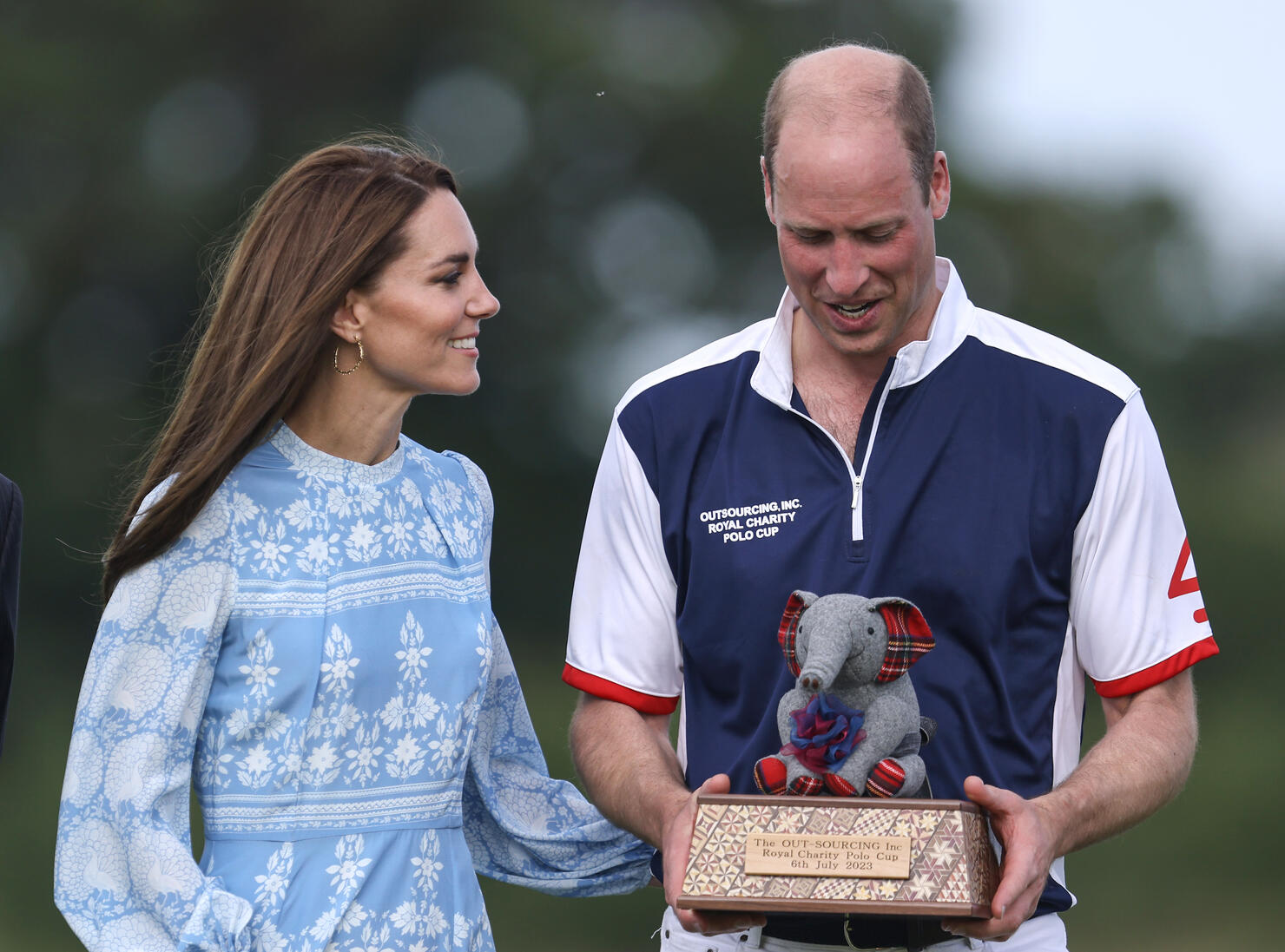 The Prince Of Wales Attends The Out-Sourcing Inc. Royal Charity Polo Cup 2023