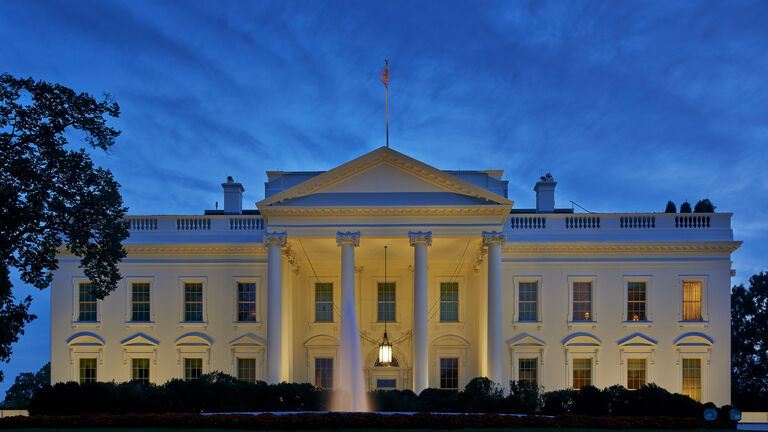 The White House at Dusk