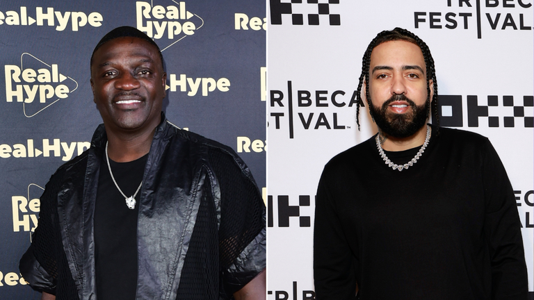 Akon and French Montana