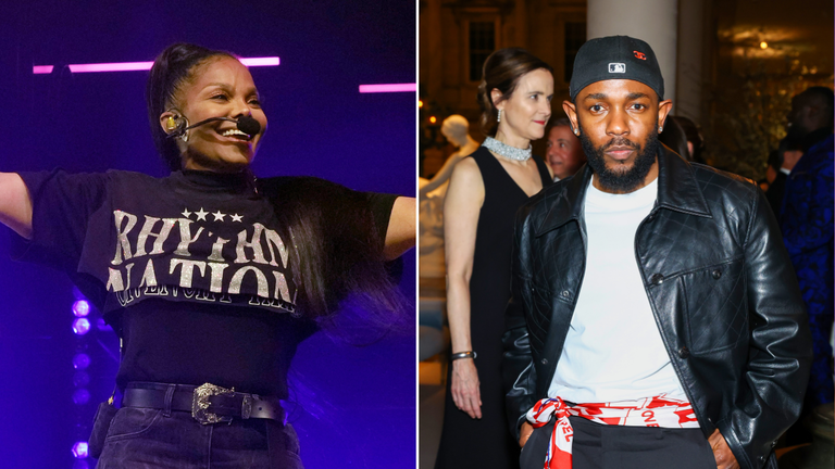 Janet Jackson and Kendrick Lamar