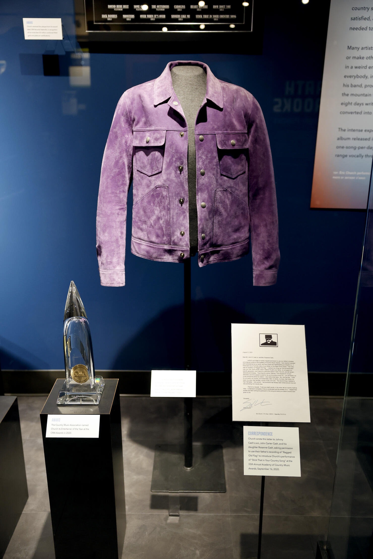 Country Music Hall of Fame and Museum Opens New Exhibit Eric Church: Country Heart, Restless Soul